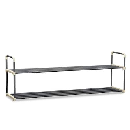 Hastings Home 2-Tier, 12 Pair Shoe Storage Rack 275982SYV